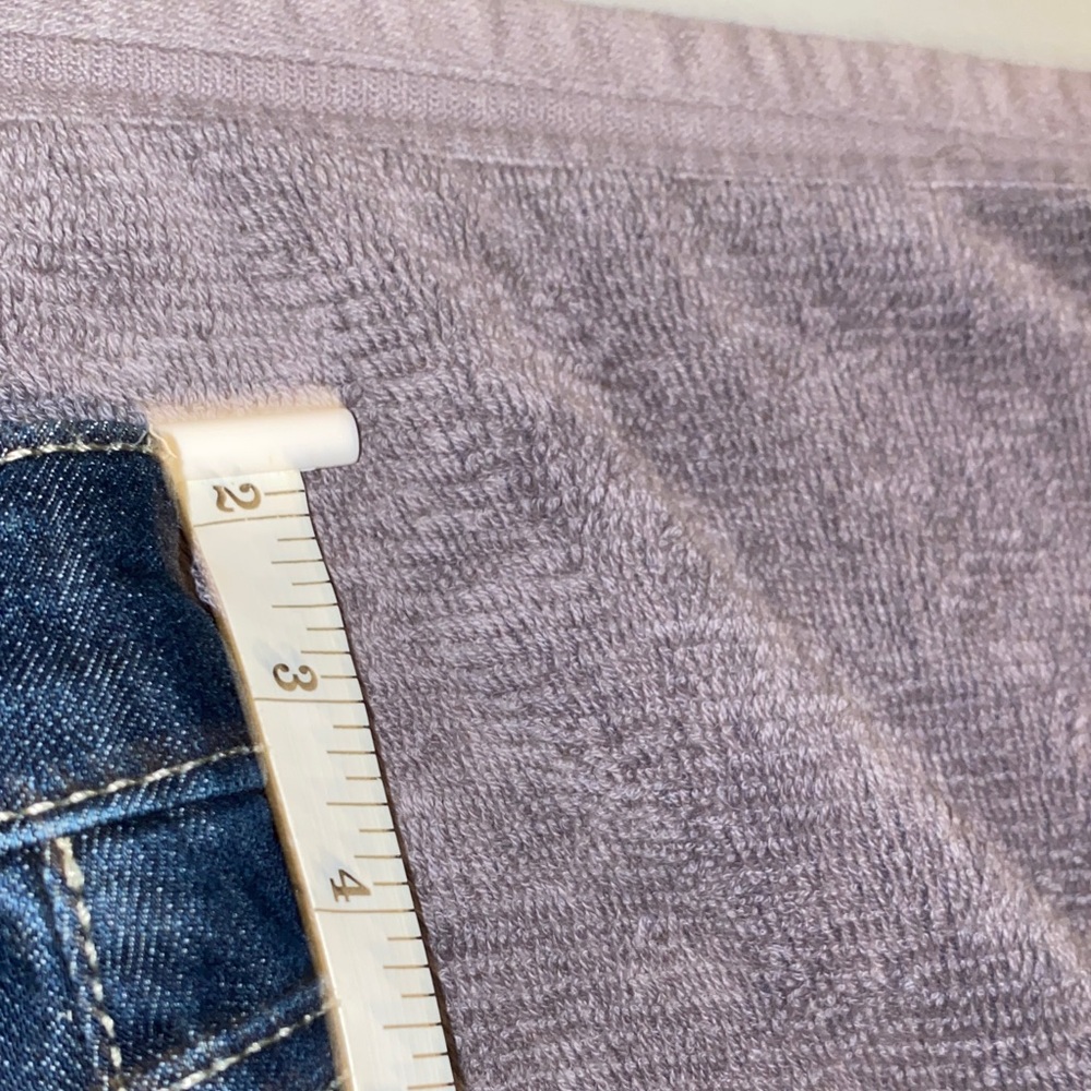 Simply Vera Vera Wang Dark Blue Straight Leg Jeans capris P-41 - Picture 11 of 14